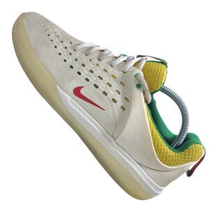 Nike SB Nyjah 3 PRM "Rasta" Marley Skate Shoes Zoom DO9403-100 Mens 7 Super Rare